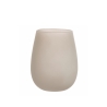 Ensemble de 6 verres à eau goutte 600 ml gris Happy Hour Stones Remises