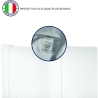 Ensemble de 2 taies d'oreiller 50x80cm en coton blanc avec rabat Toronto Vente