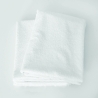 Ensemble de 2 taies d'oreiller 50x80 cm en coton blanc avec fermeture éclair Dallas Promotion