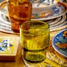 Ensemble de 6 verres à eau en verre multicolore faits à la main Unico Daily Vente