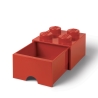 Opbergcontainer in baksteen vorm van LEGO Brick Drawer 4 bottoncini Afmetingen