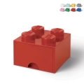 Opbergcontainer in baksteen vorm van LEGO Brick Drawer 4 bottoncini Aanbieding