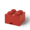 Opbergcontainer in baksteen vorm van LEGO Brick Drawer 4 bottoncini 