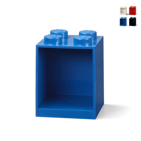 Étagère murale de rangement LEGO Brick Shelf 4 boutons Promotion