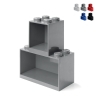 LEGO Brick Shelf Set 4+8 Stapelbare Modulaire Opbergplanken Aanbod