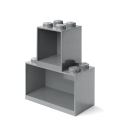LEGO Brick Shelf Set 4+8 Stapelbare Modulaire Opbergplanken Korting