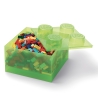 Transparante opbergdoos met deksel LEGO Brick 4 noppen Verkoop