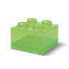 Transparante opbergdoos met deksel LEGO Brick 4 noppen Prijs
