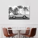 Zwart-wit canvasprint California Julian Lauren Korting
