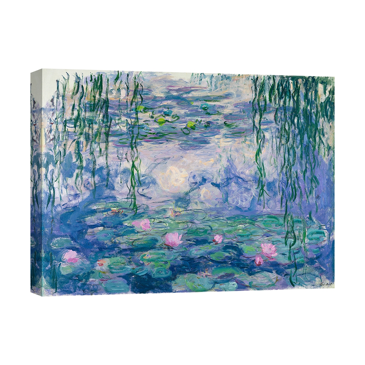Tableau impressionniste sur toile Canvas Waterlilies Claude Monet Promotion Tableau impressionniste sur toile Canvas Waterlilies Claude Monet Promotion