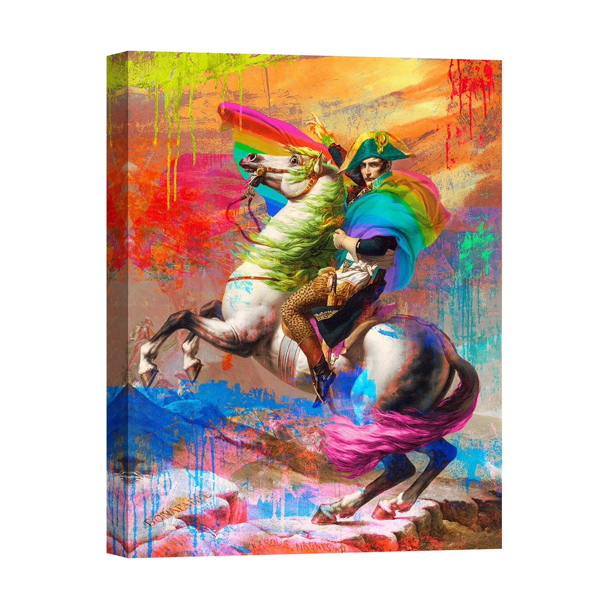 Tableau moderne pop art sur toile Napoleon 2.0 par Eric Chestier Promotion Tableau moderne pop art sur toile Napoleon 2.0 par Eric Chestier Promotion