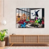 Modern popart schilderij op canvas Surrealofts Firenze Gerard Madau Korting