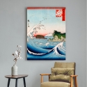 Impression sur toile paysage montagne et mer Monte Fuji Hokusai Kanagawa Vente