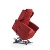 Fauteuil relax 2 moteurs en tissu avec système releveur et roues Omega Remises