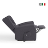 Fauteuil relax en tissu 2 moteurs avec roues et fonction élévatrice Trilly Offre
