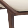 Set de 2 chaises de salle à manger design moderne en bois et simili cuir beige Hays Offre