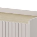 Buffet de salon design moderne beige 3 tiroirs 3 portes Bitter Remises