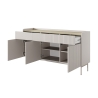 Buffet de salon design moderne beige 3 tiroirs 3 portes Bitter Catalogue