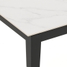 Uitschuifbare moderne eettafel 90x160-400 marmerlook Harper Aanbod