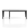 Uitschuifbare moderne eettafel 90x160-400 marmerlook Harper Kortingen