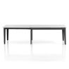Table de salle à manger extensible moderne 90x160-400 effet marbre Harper Catalogue