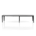 Uitschuifbare moderne eettafel 90x160-400 marmerlook Harper Voorraad