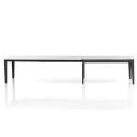 Uitschuifbare moderne eettafel 90x160-400 marmerlook Harper Keuze