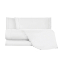Parure pour lit double en coton avec draps et 2 taies Toronto 