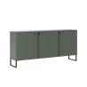 Dressoir voor woon- en eetkamer, 3 deuren, 184x40x90cm, eigentijds design Madrid Kortingen