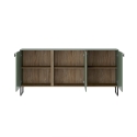 Dressoir voor woon- en eetkamer, 3 deuren, 184x40x90cm, eigentijds design Madrid Korting