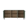 Dressoir voor woon- en eetkamer, 3 deuren, 184x40x90cm, eigentijds design Madrid Korting