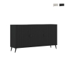 Buffet moderne 3 portes battantes 153x88x49cm Danielle Promotion