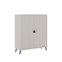Buffet haut moderne 2 portes pour salon cuisine Danielle Remises