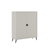 Moderne hoge kast 2 deuren voor woonkamer keuken Danielle Korting