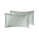 Ensemble lit double avec draps et taies d'oreiller en satin Argentario 