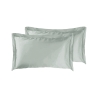 Ensemble lit double avec draps et taies d'oreiller en satin Argentario 