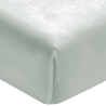 Ensemble lit double avec draps et taies d'oreiller en satin Argentario 