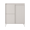 Kergi design hoge kast met 3 deuren voor woonkamer en hal Aanbod