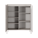 Kergi design hoge kast met 3 deuren voor woonkamer en hal Korting