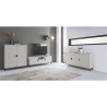Lage tv-meubel voor woonkamer met 2 deuren en lade 153x40x61 Danielle Aanbod