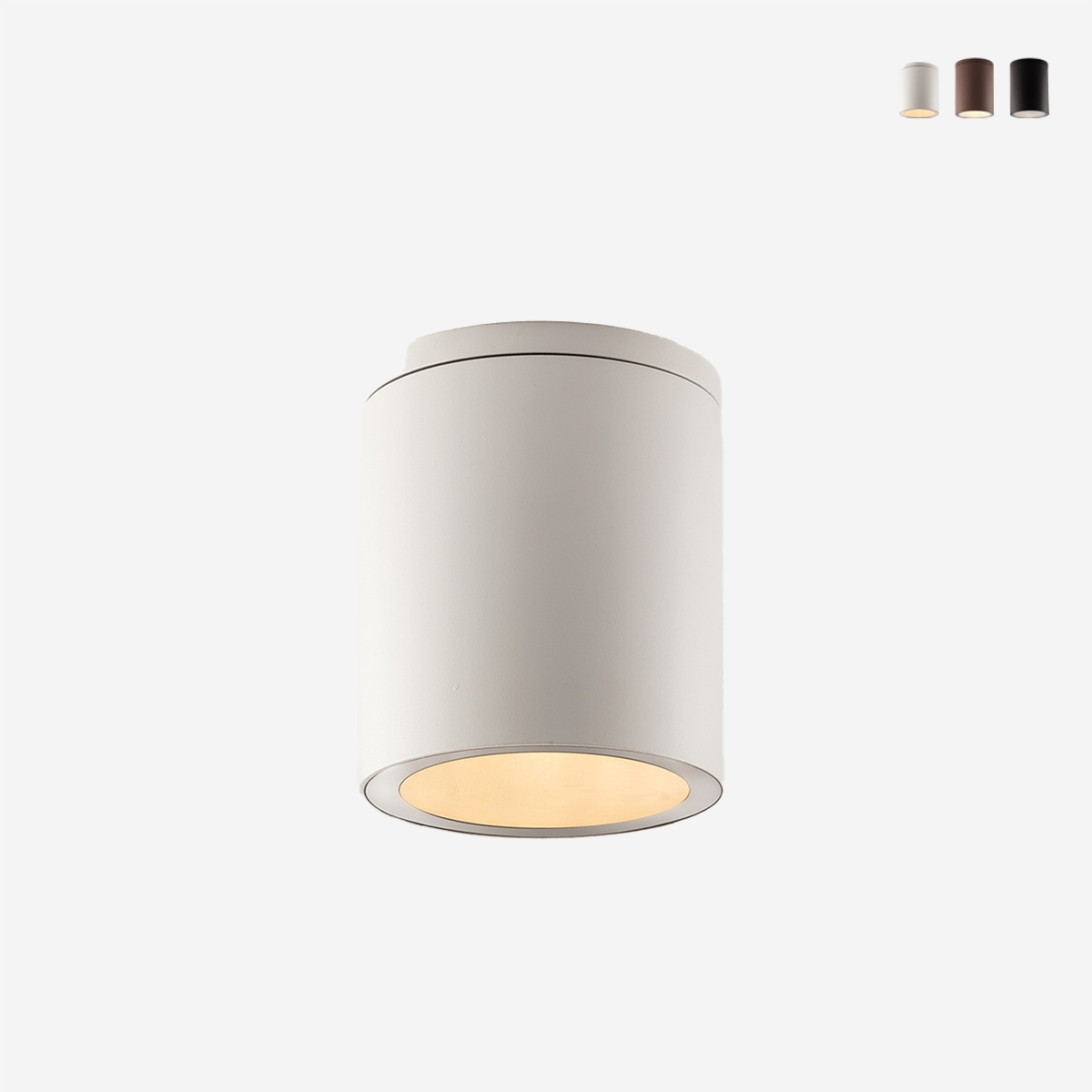 Moderne buitenplafondlamp cilindervormig in aluminium Citizen Kortingen Moderne buitenplafondlamp cilindervormig in aluminium Citizen Kortingen