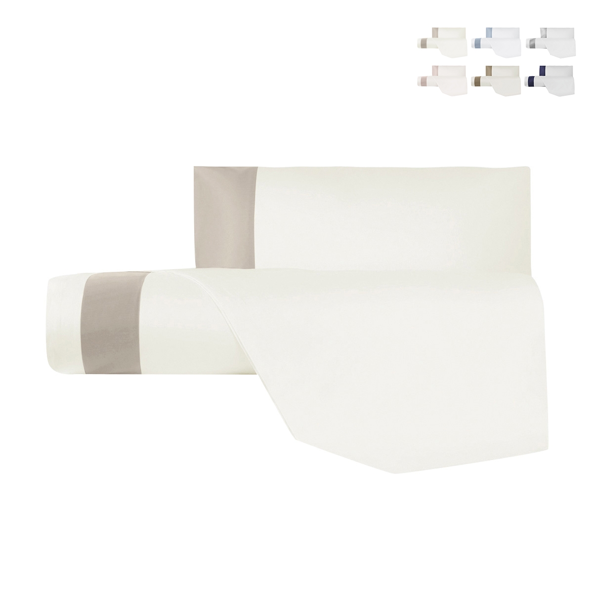 Parure de couette pour lit simple coton satin avec taie d'oreiller Heritage Promotion Parure de couette pour lit simple coton satin avec taie d'oreiller Heritage Promotion