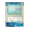 Abstract Schilderij op Canvas Modern Beige Blauw Magic Sea Ludwig Maun Aanbod