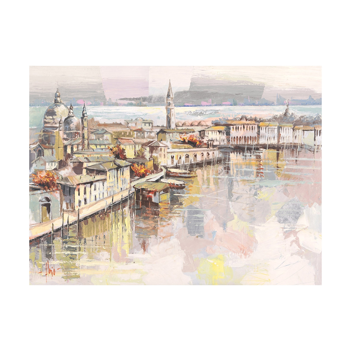 Canvasprint Modern Stadslandschap Dolce Venezia Luigi Florio Aanbieding Canvasprint Modern Stadslandschap Dolce Venezia Luigi Florio Aanbieding