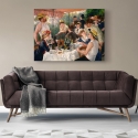 Tableau impressionniste impression sur toile Luncheon of the Boating Party Renoir Remises