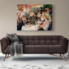 Tableau impressionniste impression sur toile Luncheon of the Boating Party Renoir Remises