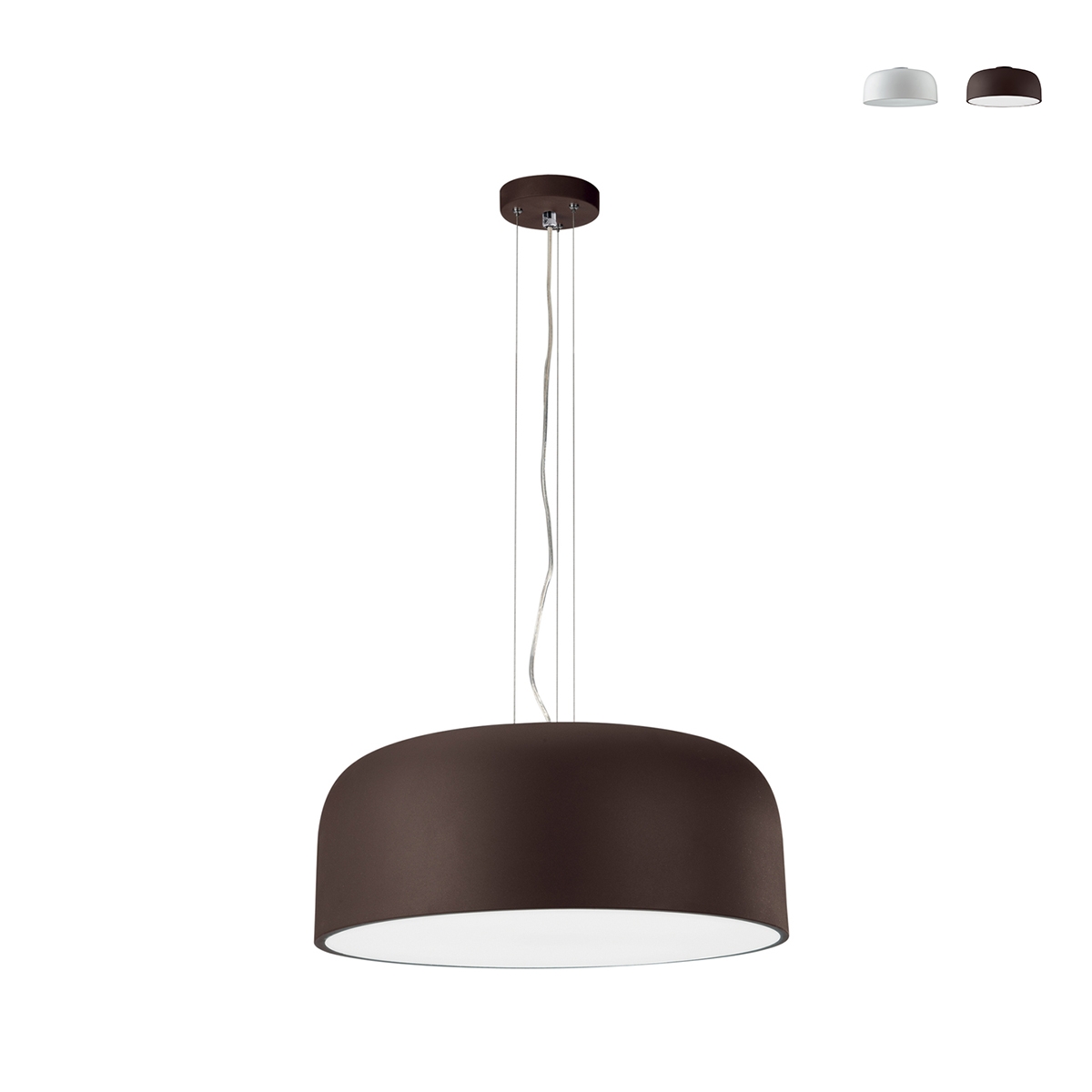 Ronde hanglamp 52cm met metalen kap Bistrot Aanbieding