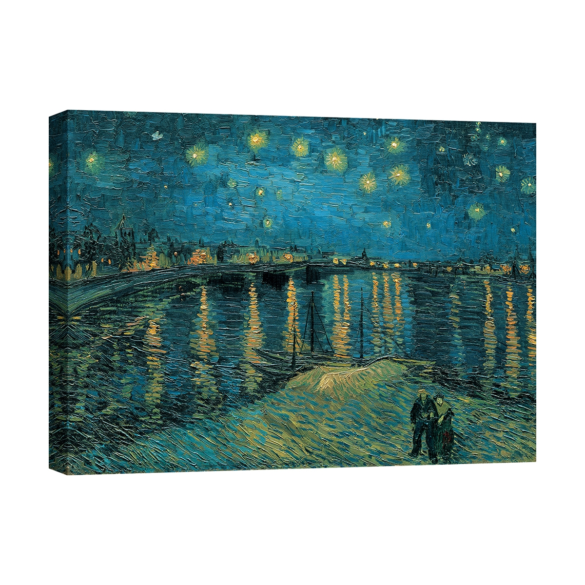 Tableau impressionniste impression sur toile La Nuit Étoilée Vincent van Gogh Promotion Tableau impressionniste impression sur toile La Nuit Étoilée Vincent van Gogh Promotion