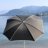 Parasol antivolant UV 50+ pour plage jardin piscine Malta 