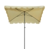 Parasol rectangulaire antivent d'extérieur design Allegro 86R Catalogue